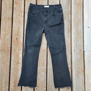 Madewell Cali Demi-Boot Black Jeans